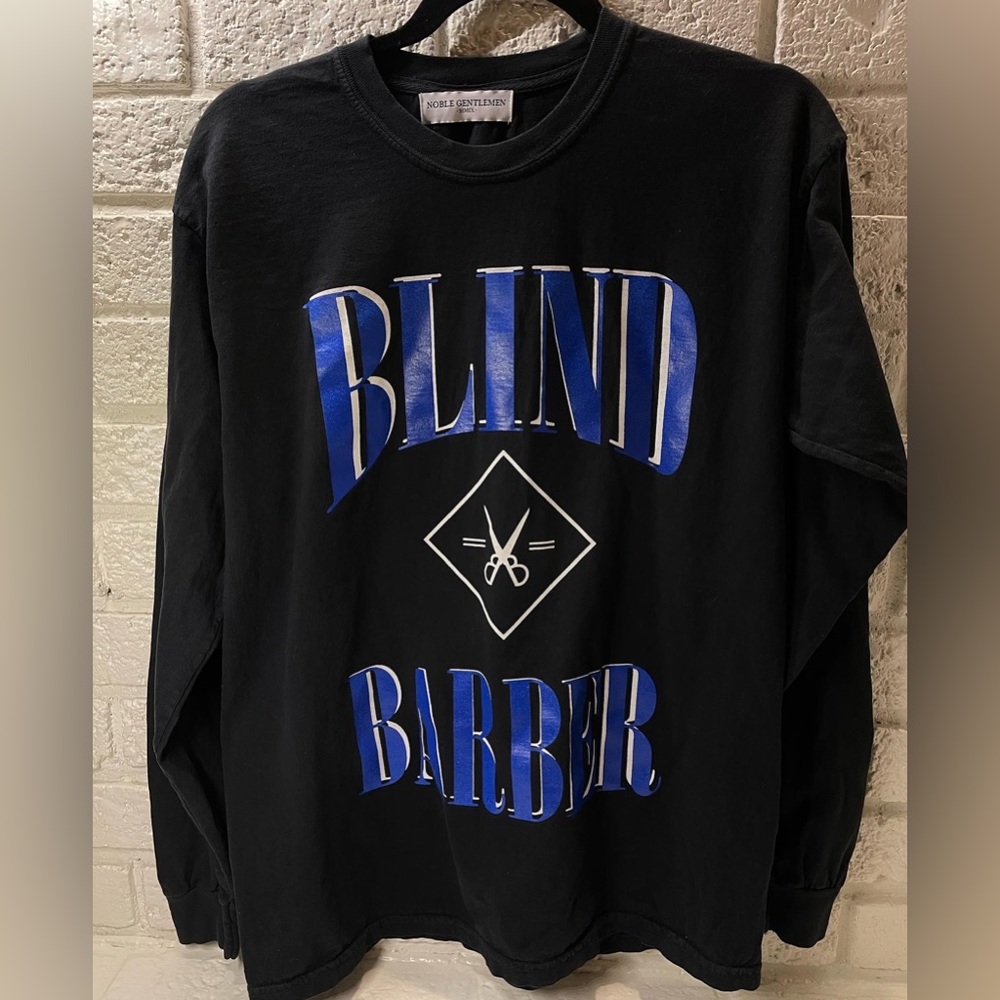 Blind Barber Graphic long sleeve T